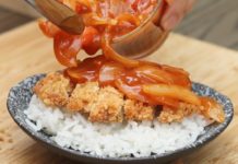 Tempe Katsu Saus Asam Pedas, Pengganti Chicken Katsu yang Lebih Murah!
