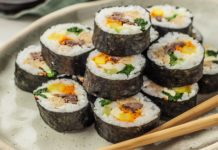 “Gimbap” 김밥, Korean Sushi, Sekali Lahap Langsung Lenyap!