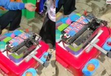 Super Kreatif, Pria Ini Manfaatkan Bekas Mesin Printer Untuk Buat “Es Robot” mesin