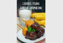 Churros Pisang Cokelat Ovomaltine pisang