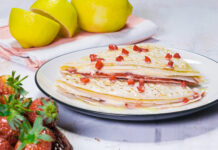 Cheesecake Stroberi Wrap