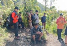 Pendaki Gunung Seminung Tersambar Petir gunung seminung