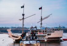 One Piece Live Action: Kapal Going Merry Bersandar di Indonesia one piece live action