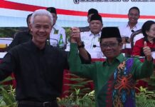Mahfud MD Resmi Temani Ganjar Pranowo di Pilpres 2024 ganjar pranowo