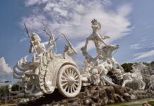 Simbol Keberanian, Ini Fungsi Patung Satria Gatotkaca di Bali patung satria gatotkaca