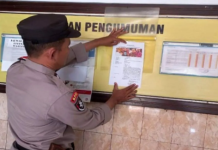 Dukung Kinerja KPK, Polres Pemalang sebar edaran DPO Harun Masiku