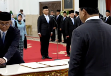 Prabowo Lantik Mendikti Brian Yuliarto