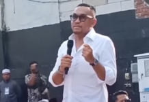 Doa Bersama Dihadiri Ribuan Orang, Sahroni Perdana Muncul ke Publik