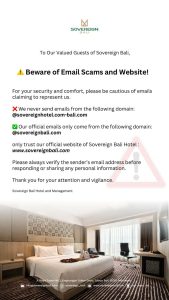 Attention !! Beware of Email and Website Scams ! Attention !! Beware of Email and Website Scams !